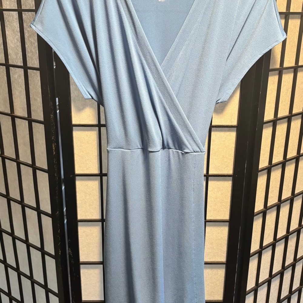 Nine West Light Blue Midi Dress